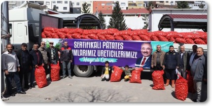 Ordu Büyükşehir Belediyesi 45 Ton Tohumluk Patates Dağıttı